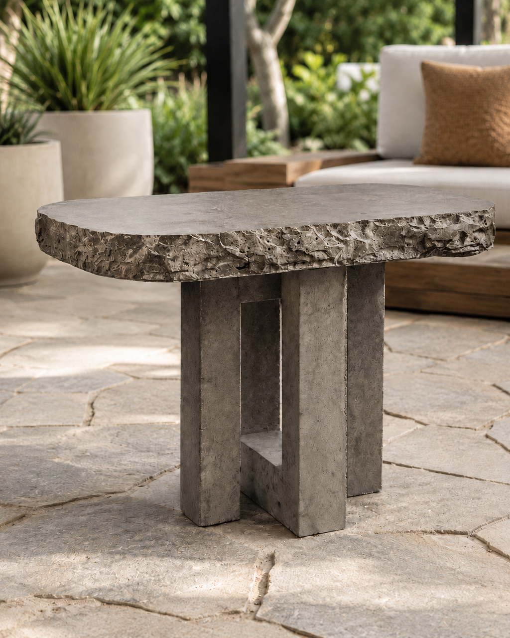 Concrete Side Table