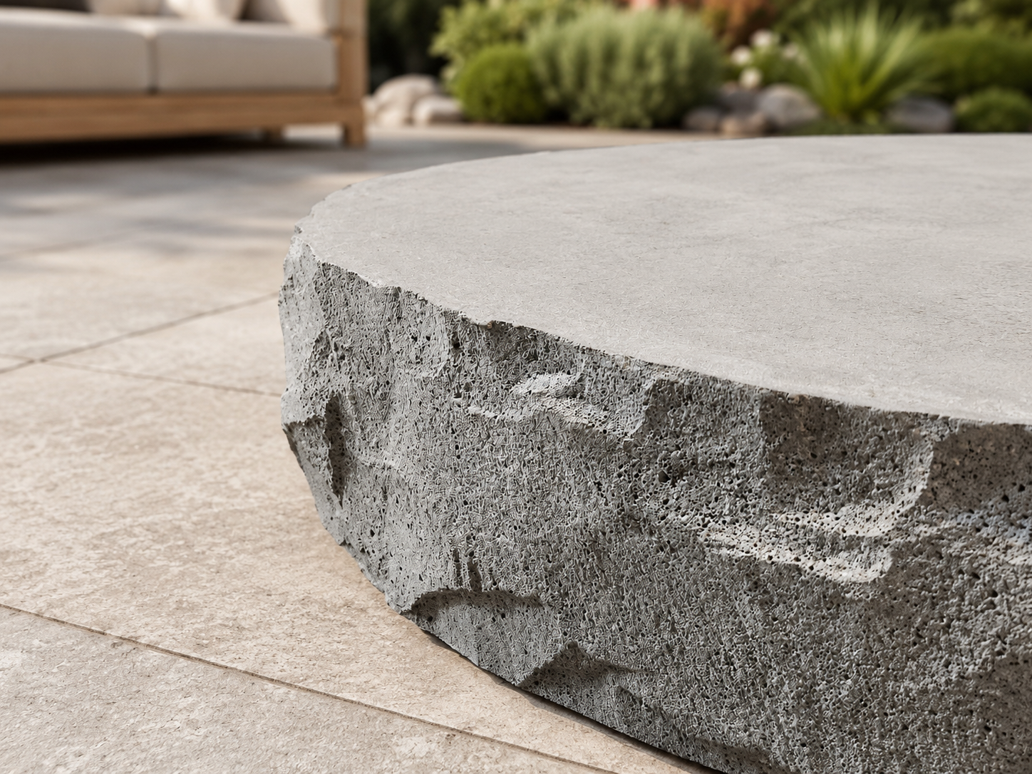 80lb Round Concrete Patio Umbrella Base